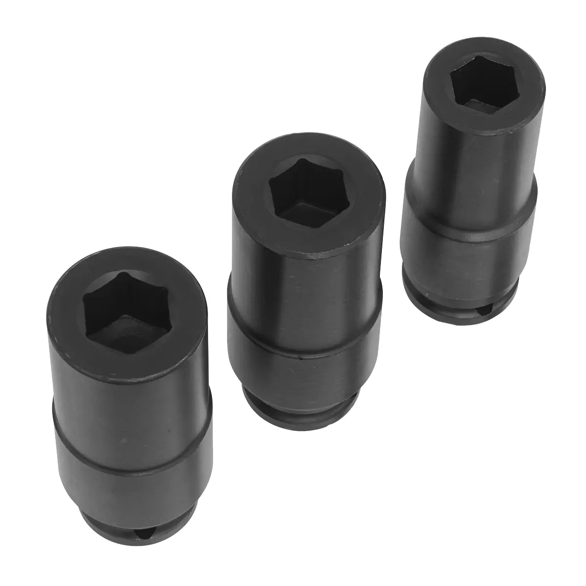 Sealey Deep Weighted Impact Socket Set 1/2"Sq Drive 3Pc Sx319 2