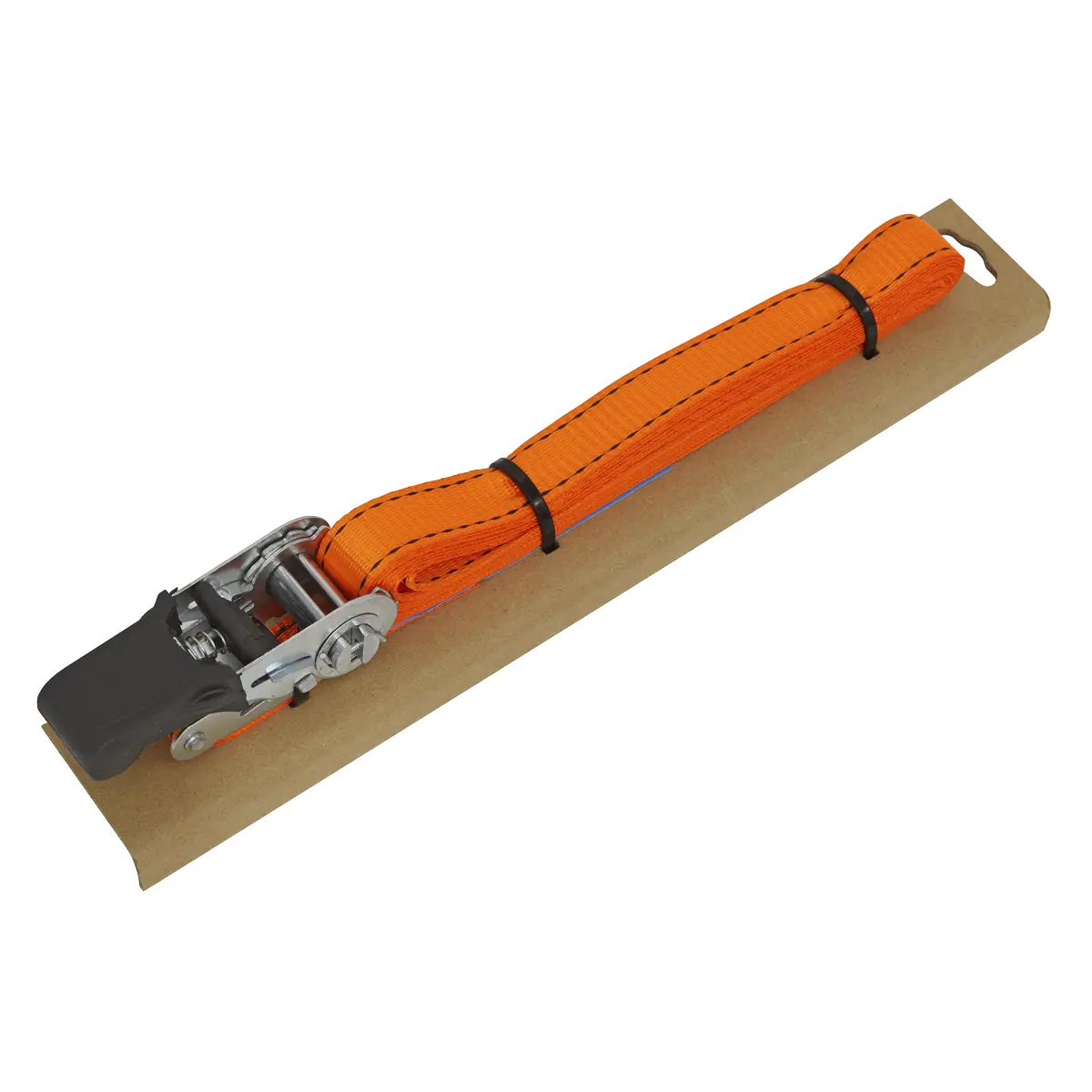 Sealey Ratchet Strap Polyester Webbing With Corner Protector 25Mm X 5M 600Kg Br… 1