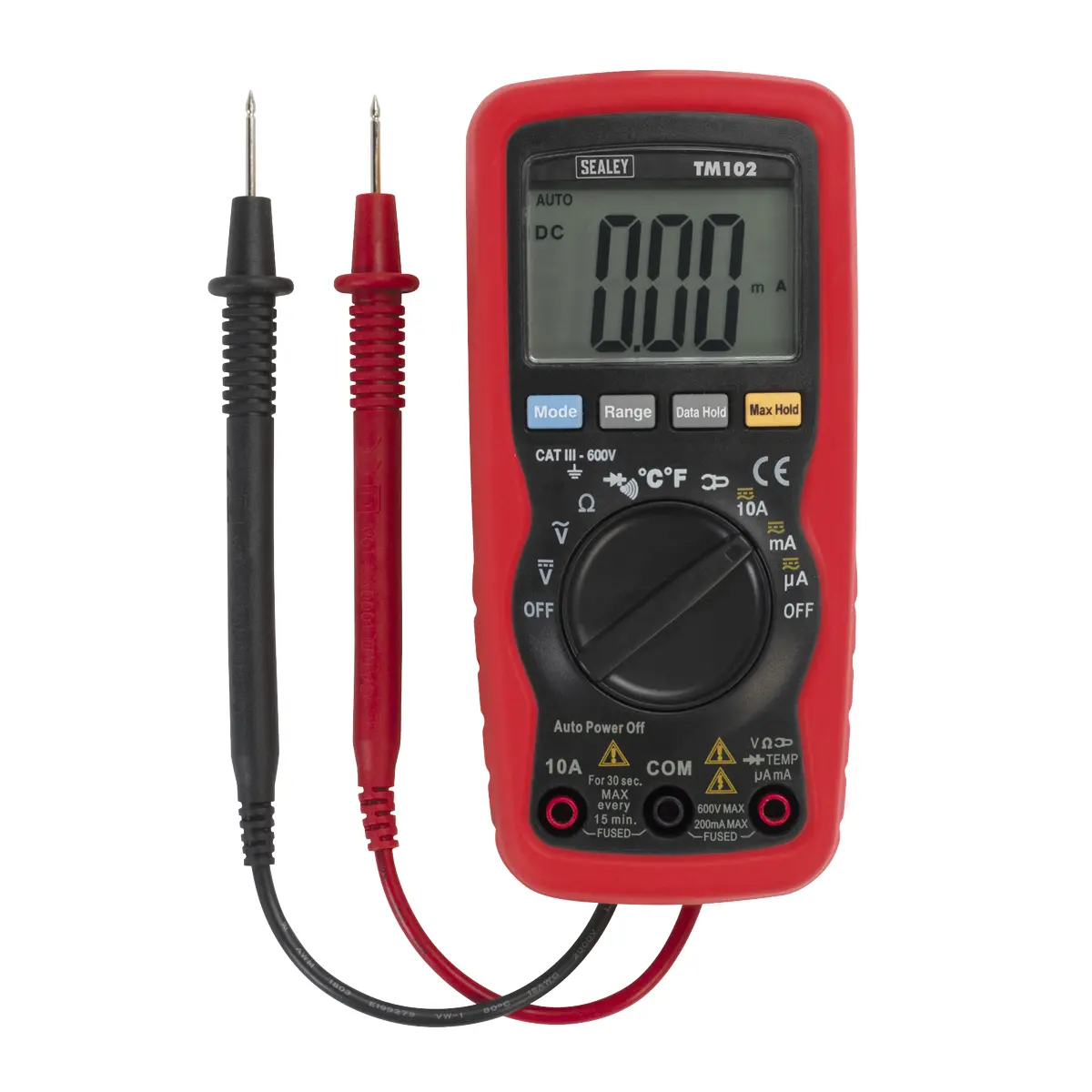 Sealey 8-Function Professional Auto-Ranging Digital Multimeter Tm102 1