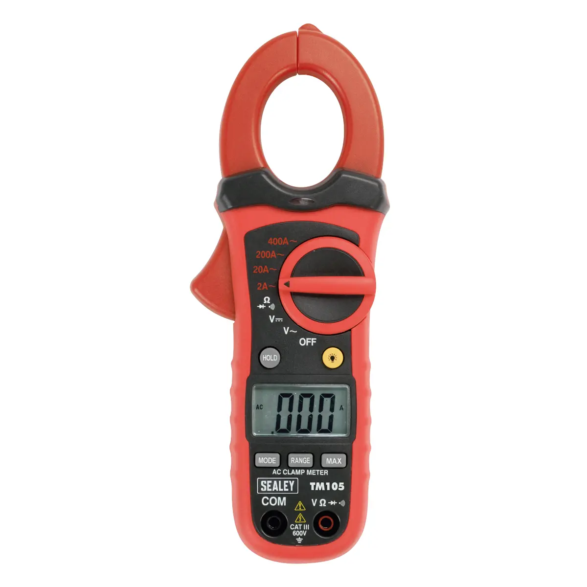 Sealey 6-Function Professional Auto-Ranging Digital Clamp Meter Ncvd Tm105 1