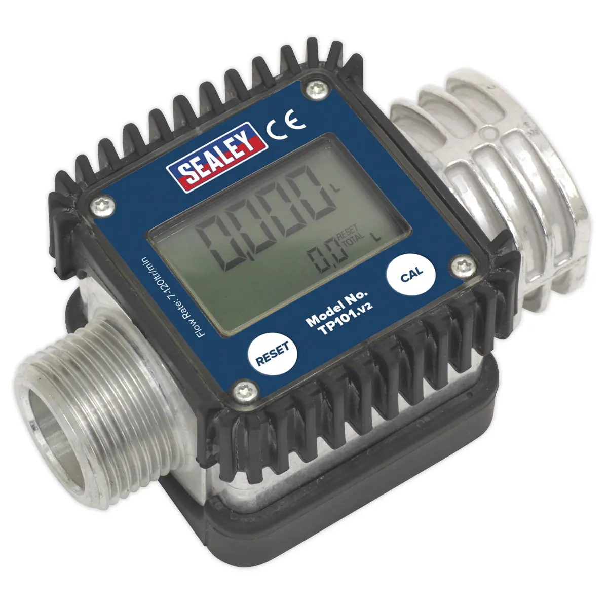 Sealey Digital Diesel & Fluid Flow Meter Tp101 1