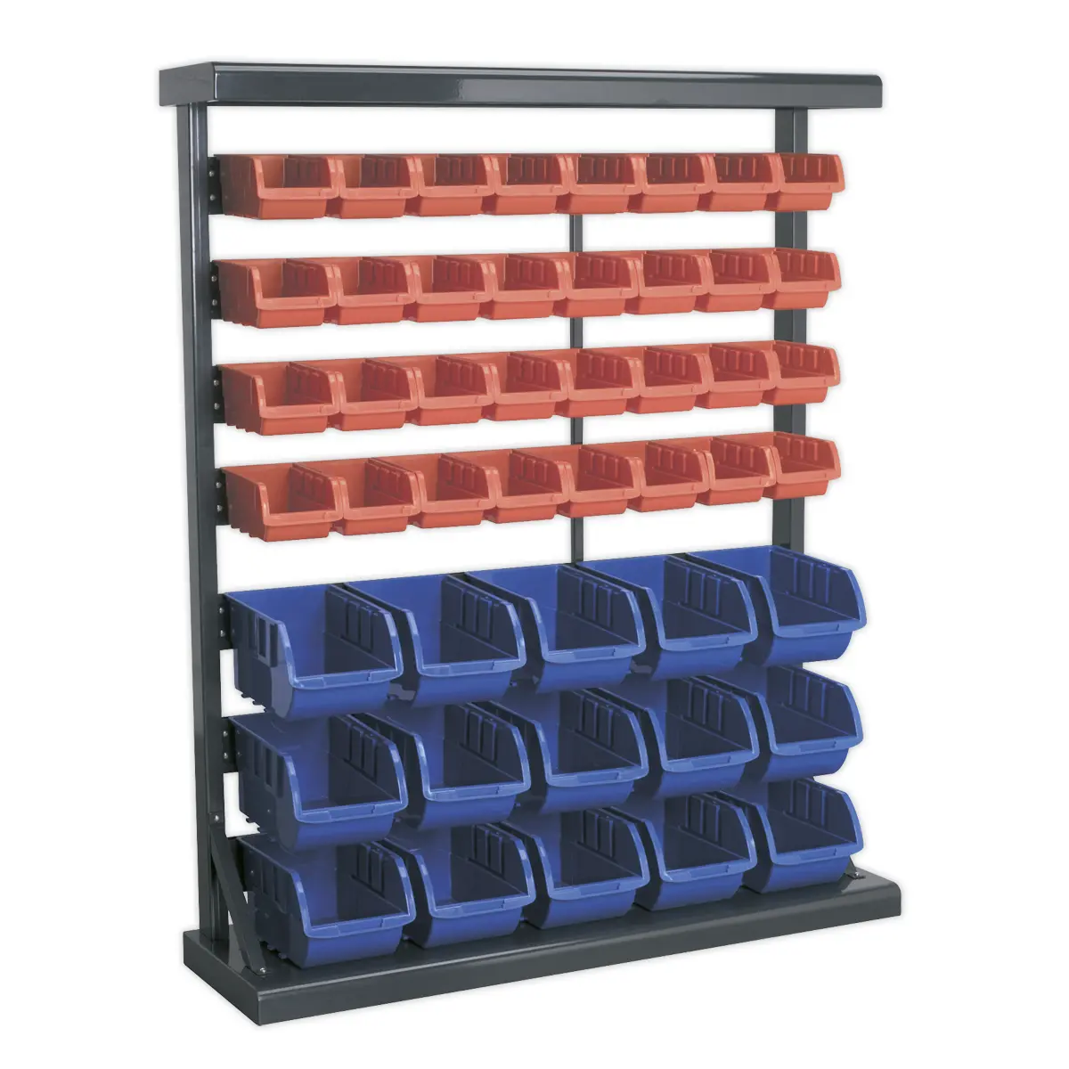 Sealey Mobile Bin Storage System With 47 Bins Tps47 1