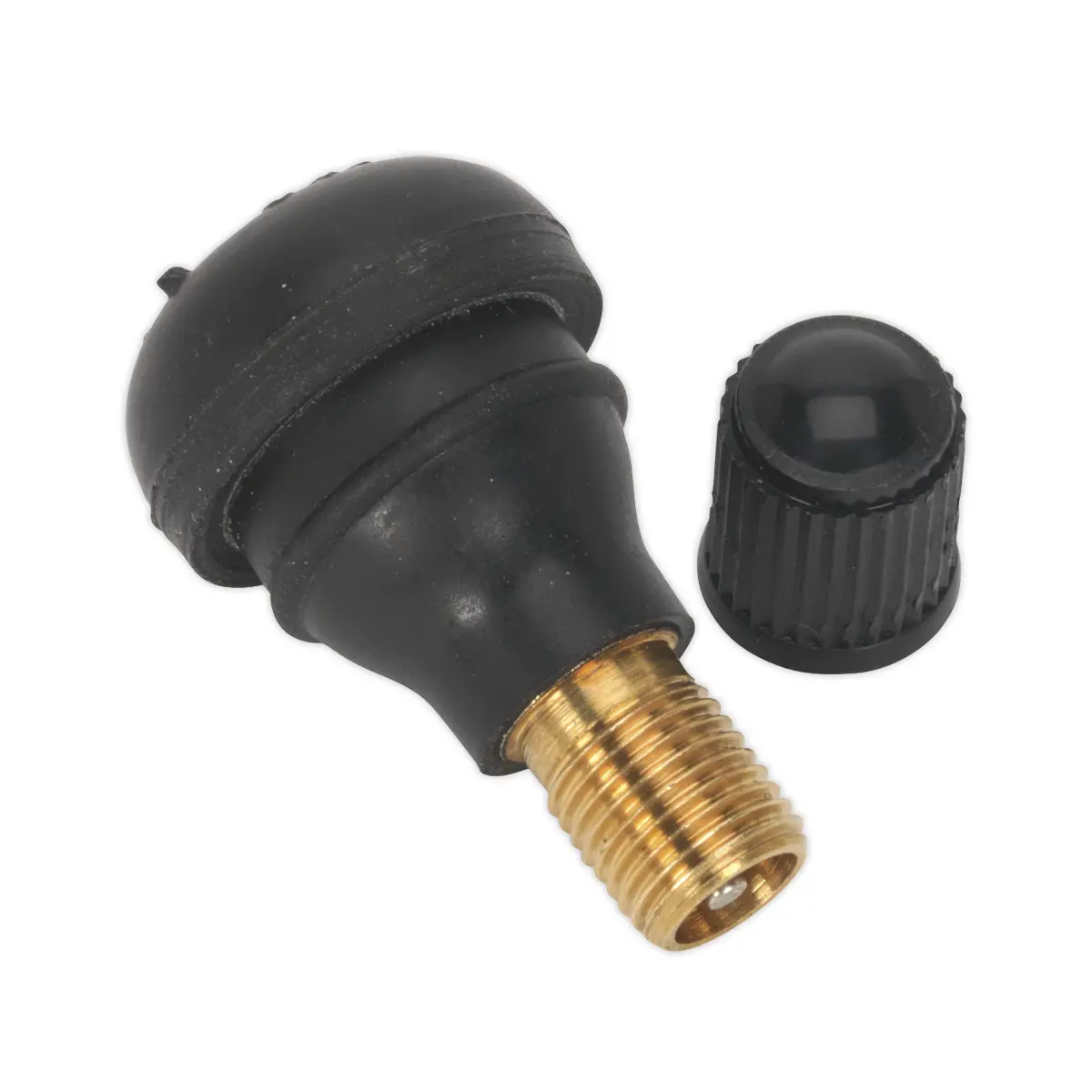 Sealey Snap-In Tubeless Tyre Valve, Type Tr412 - Pack Of 100 Tv412 1