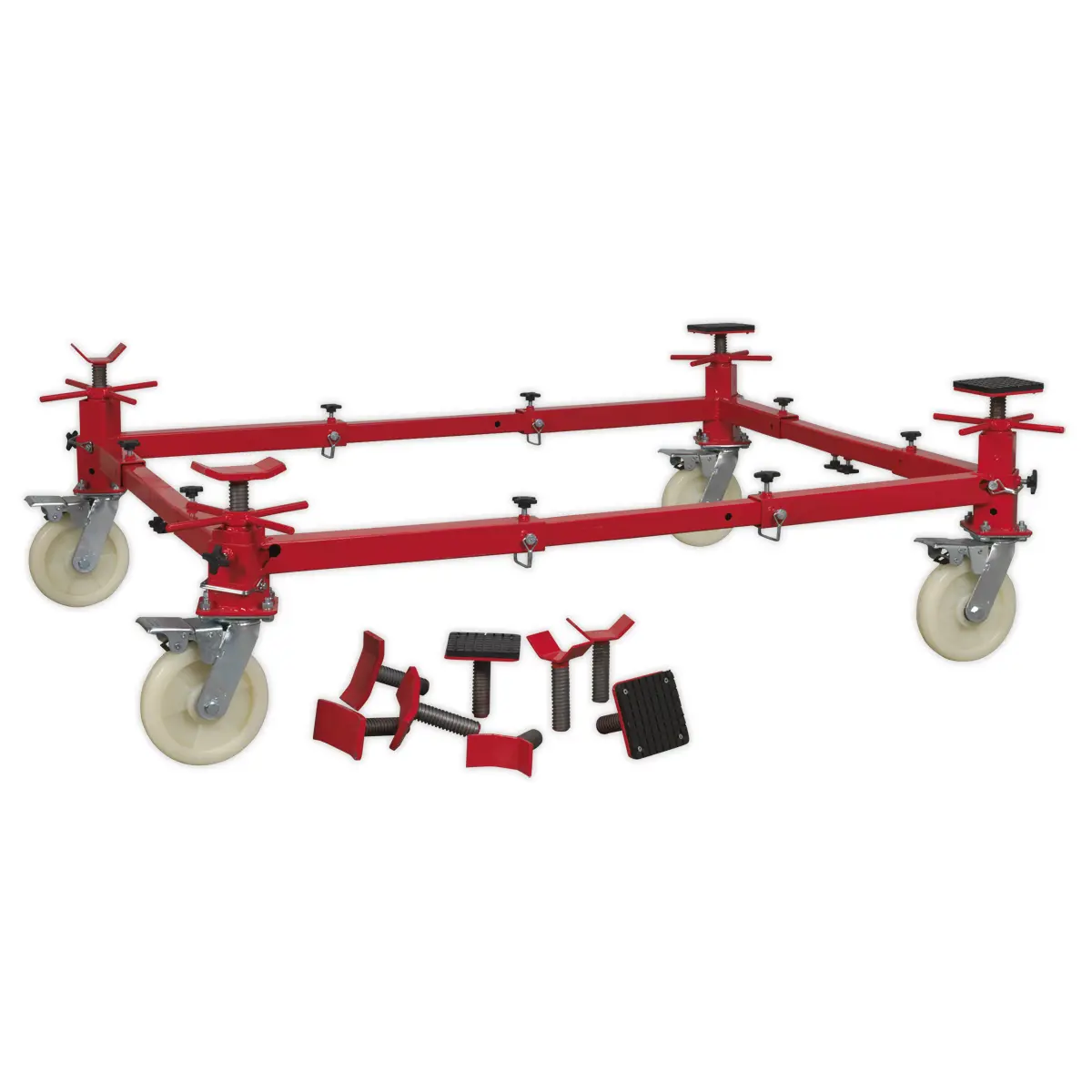 Sealey Adjustable 4-Post Vehicle Moving Dolly 900Kg Capacity Vmd002 1
