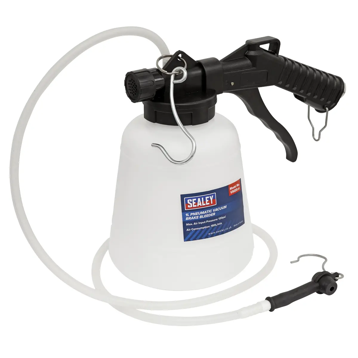 Sealey Brake & Clutch Bleeder Vacuum Type 1L Vs020 1