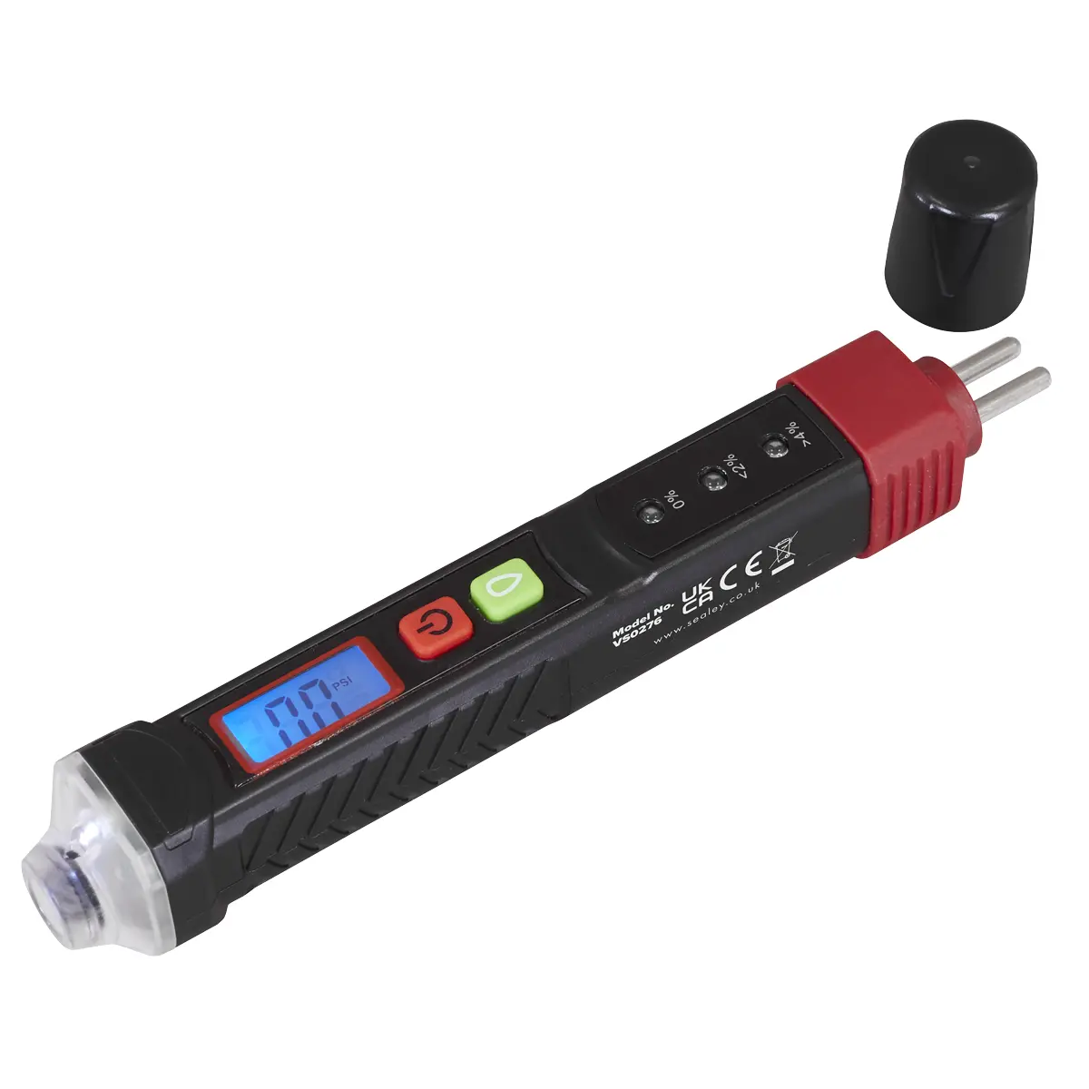 Sealey 2-In-1 Brake Fluid Tester & Tyre Pressure Gauge Vs0276 1