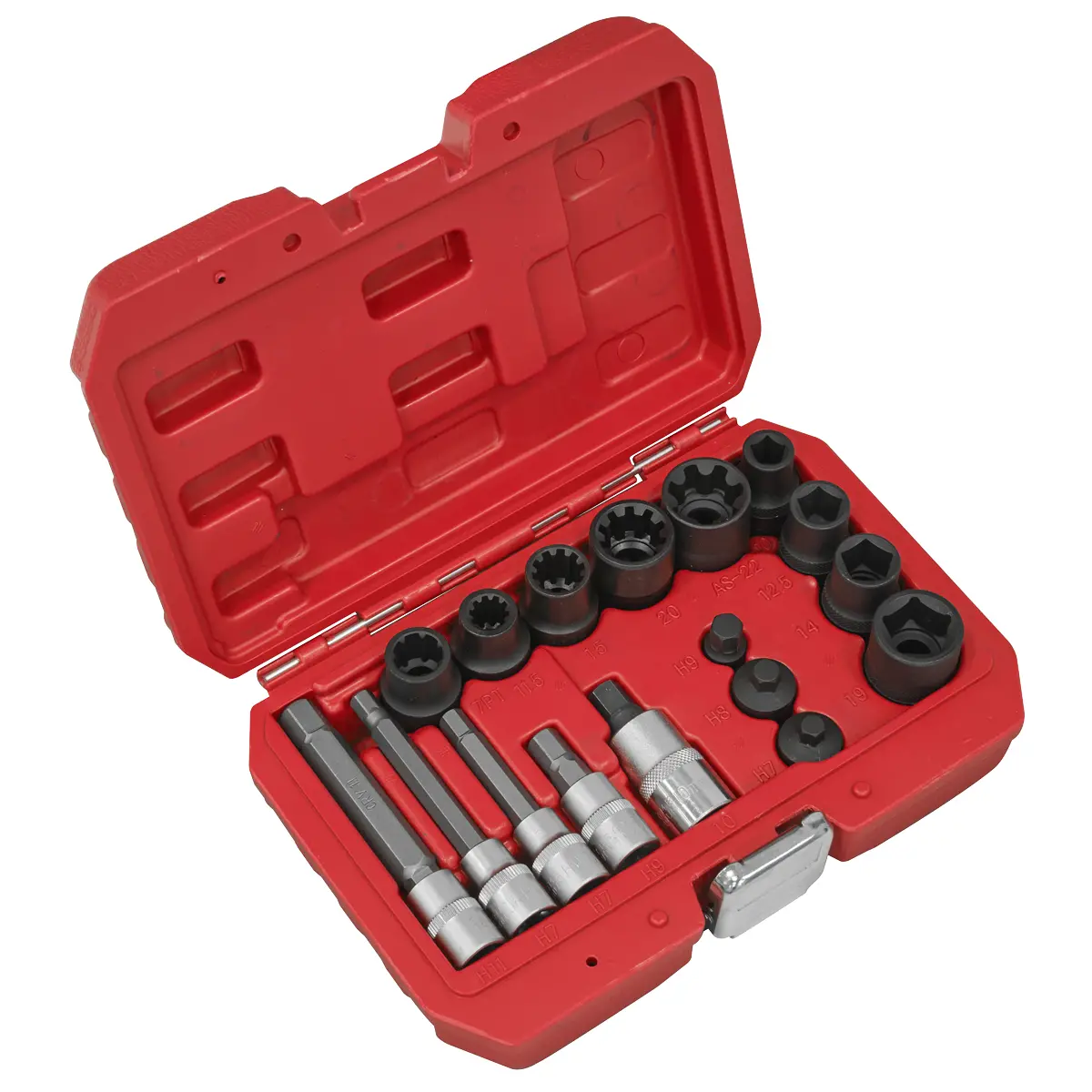 Sealey Brake Caliper Socket Set 17Pc Vs0465 1