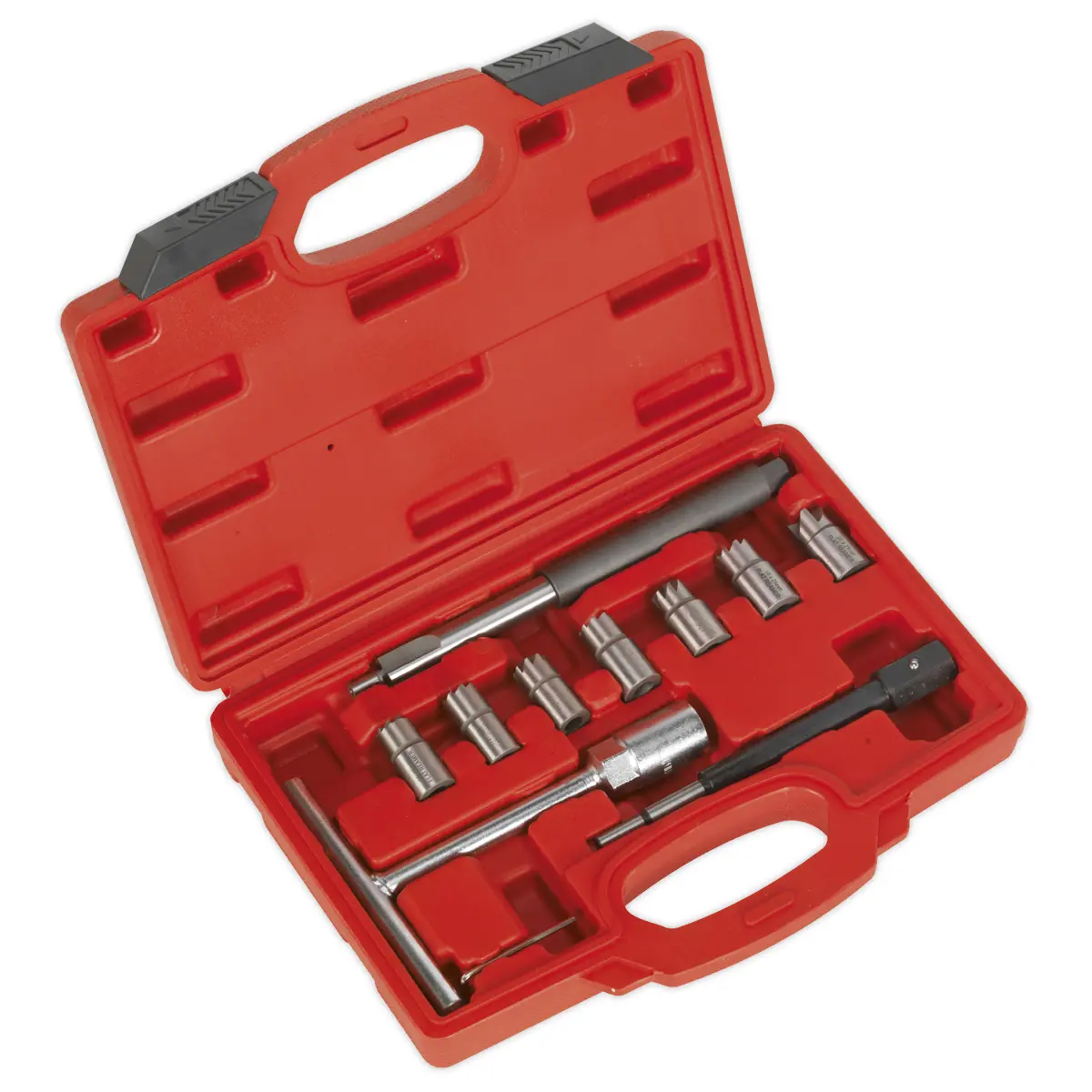 Sealey Diesel Injector Seat Cleaner Set 10Pc Vs2055 1