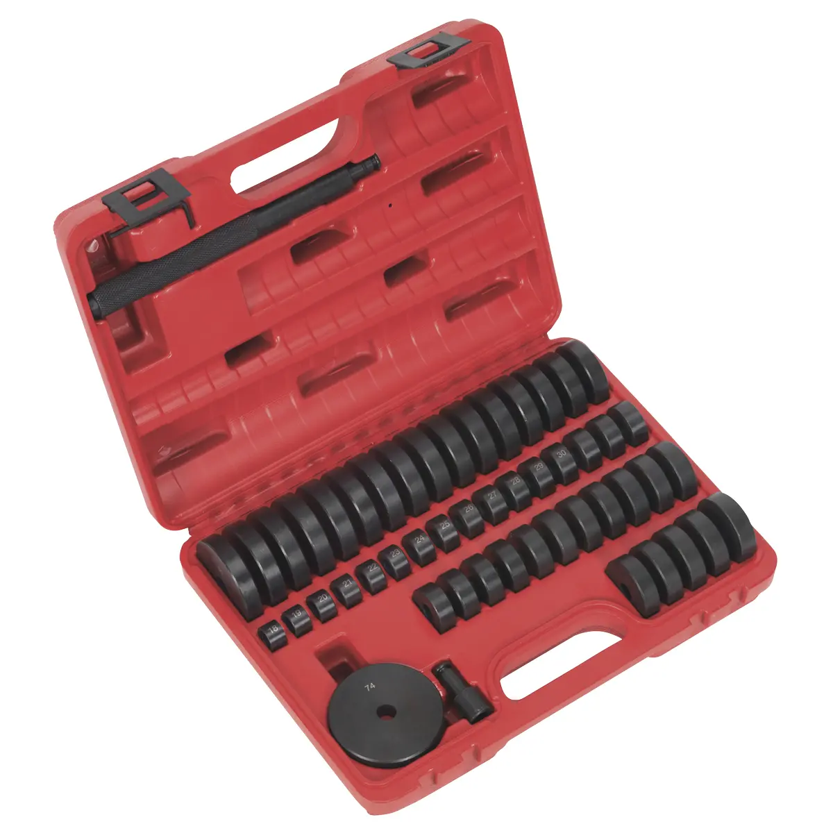Sealey Bearing Race & Seal Driver Set 52Pc Vs7032 1