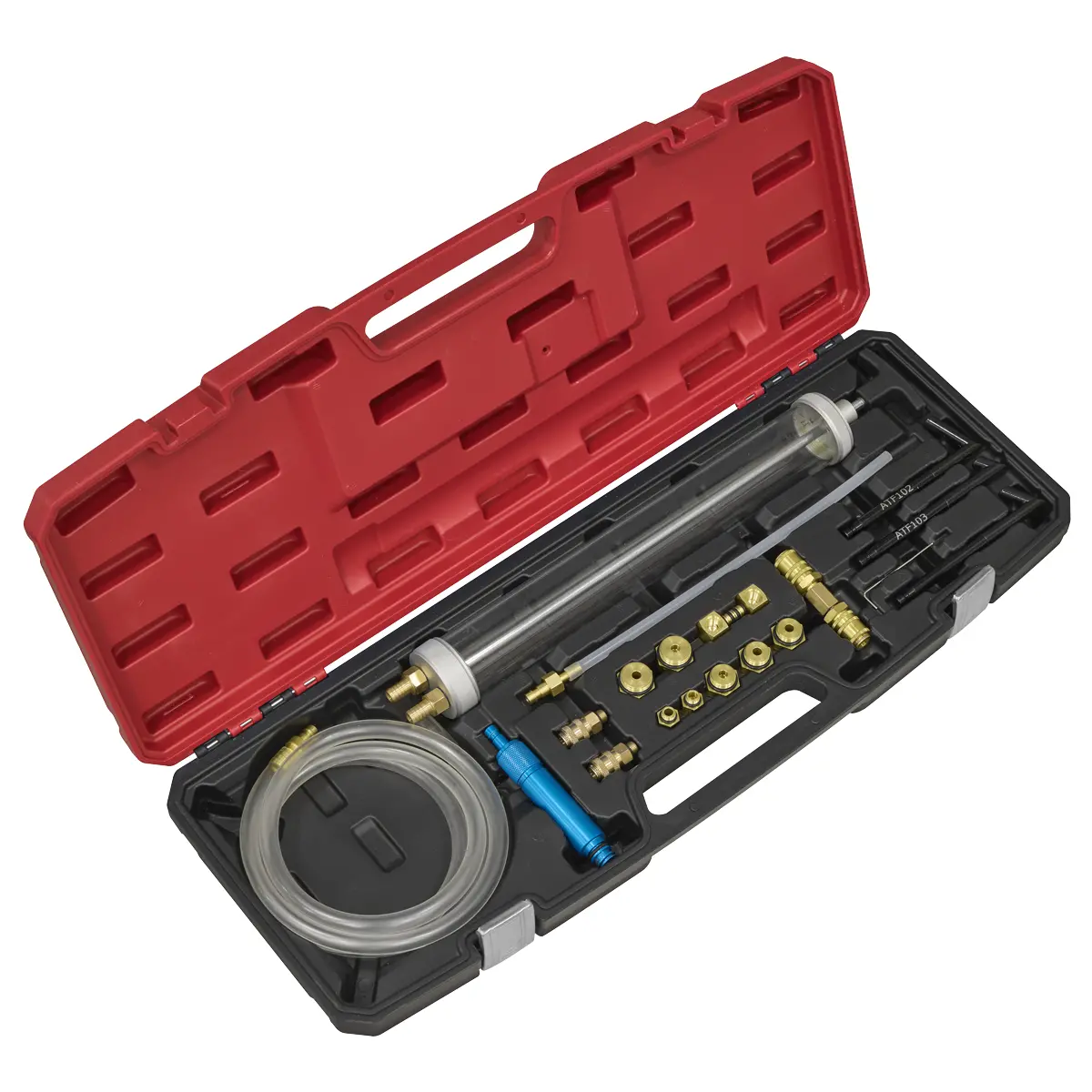 Sealey Transmission Oil Refilling Pump & Adaptor Kit For Vag 18Pc Vs7095 1