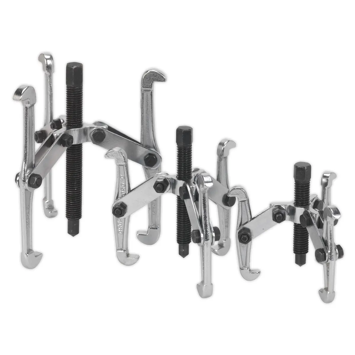Sealey Reversible Triple Leg Puller Set 3Pc Vs77 1