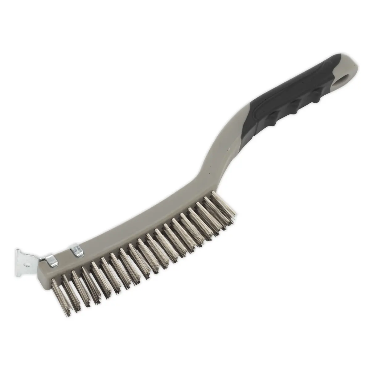 Sealey Wire Brush With Stainless Steel Fill & Scraper Wb105 1