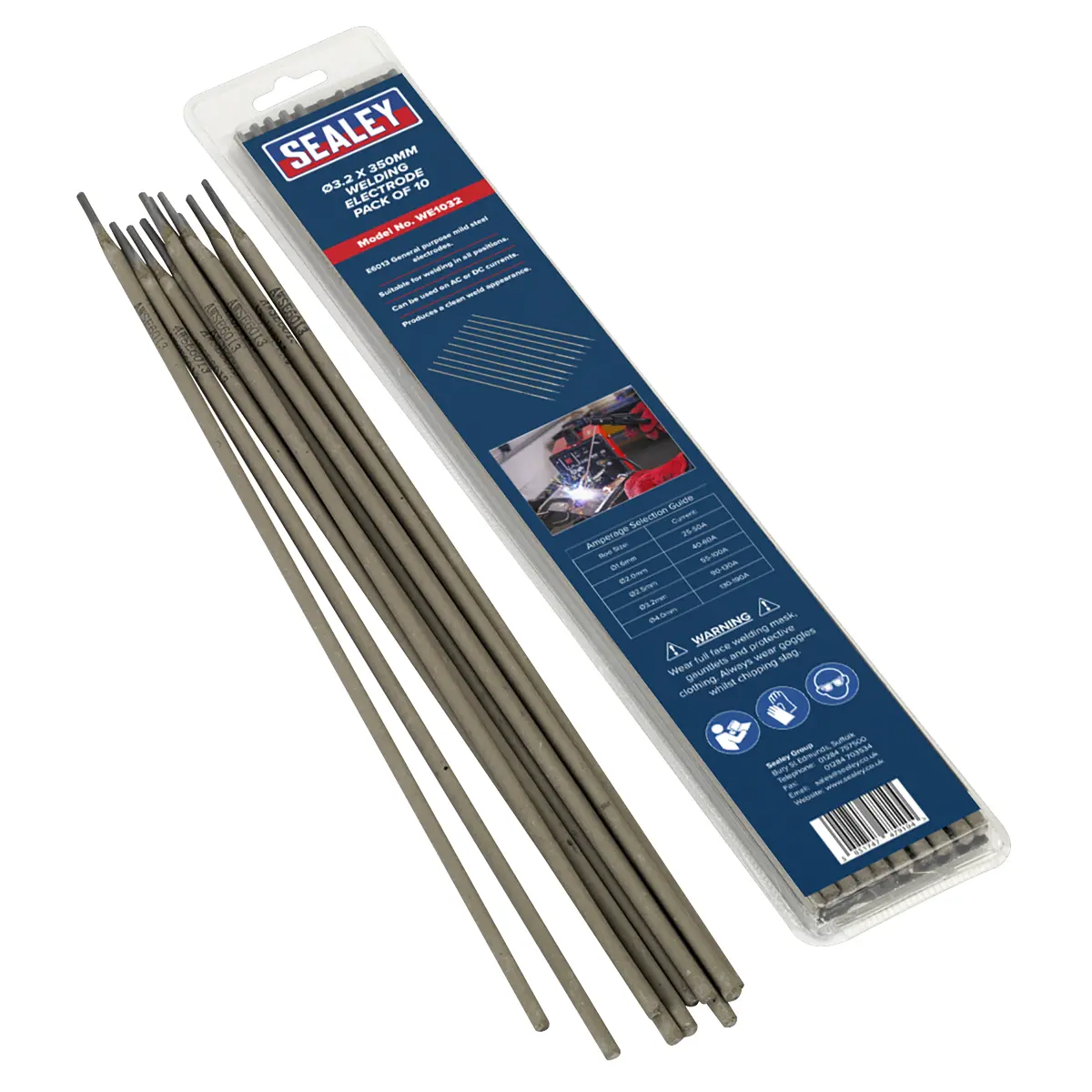 Sealey Welding Electrode 3.2 X 350Mm - Pack Of 10 We1032 1