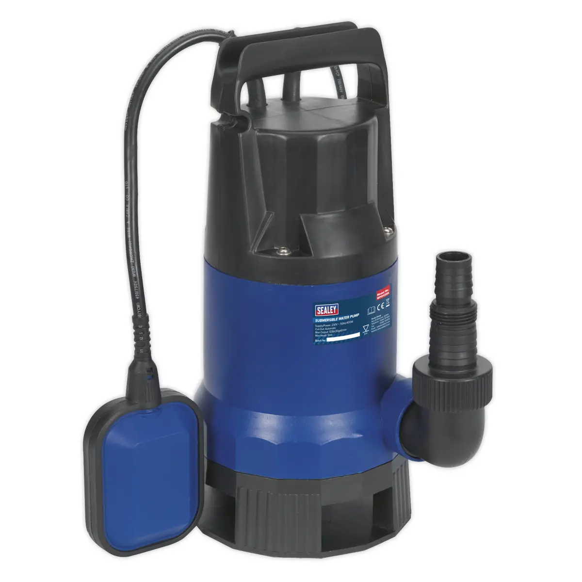 Sealey Submersible Dirty Water Pump Automatic 133L/Min 230V Wpd133a 1