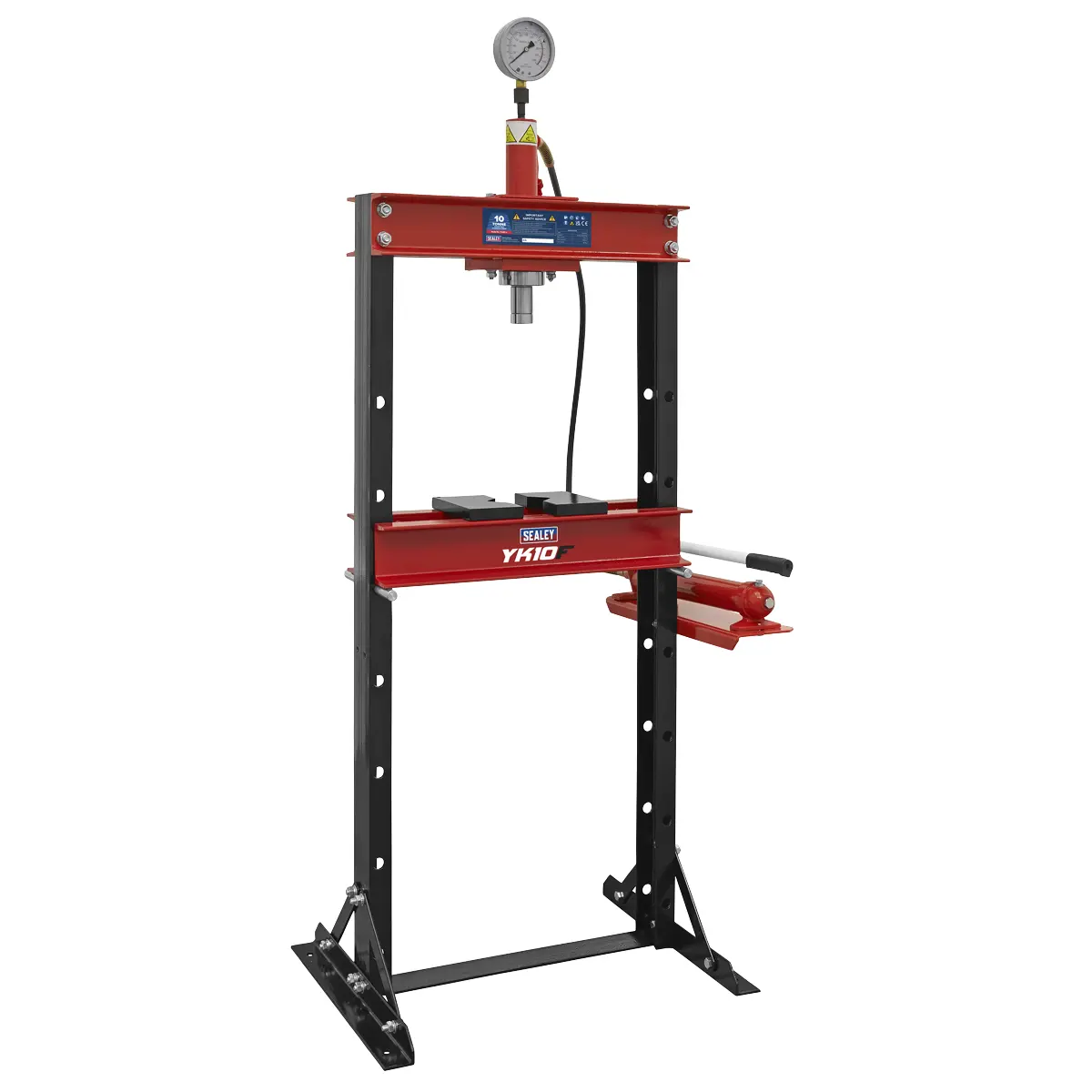 Sealey Hydraulic Floor Type Press 10 Tonne Yk10f 1