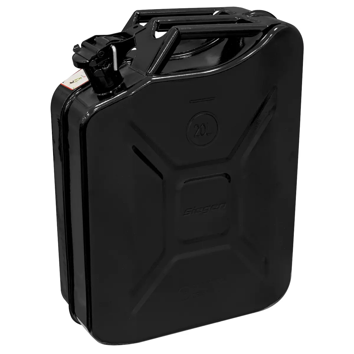 Siegen Jerry Can 20L - Black Jcy20b 1
