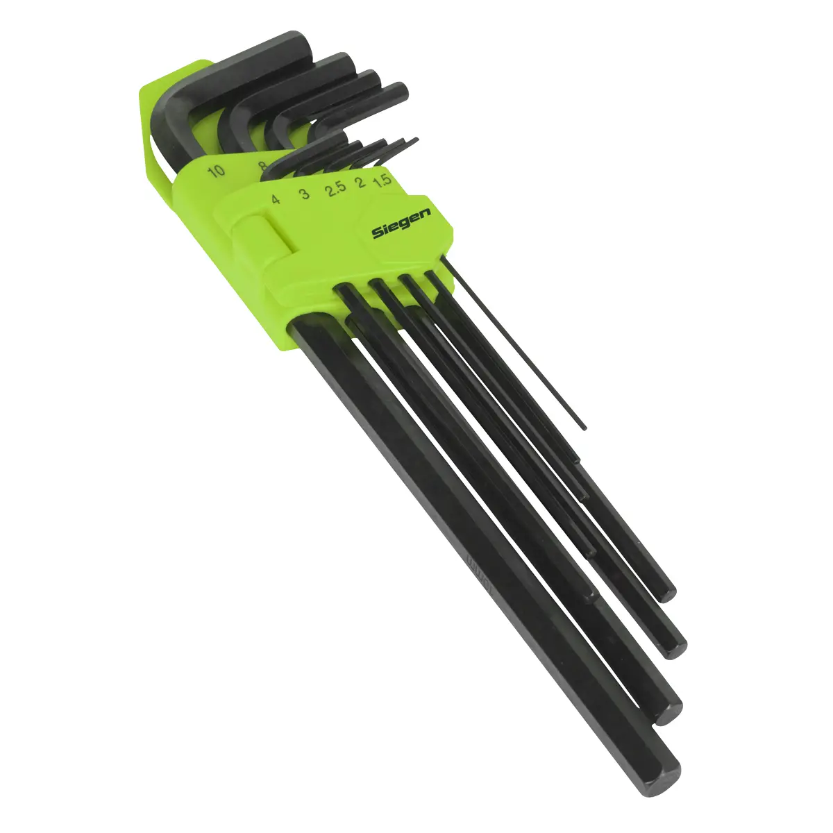 Siegen Extra-Long Hex Key Set 9Pc S01092 1