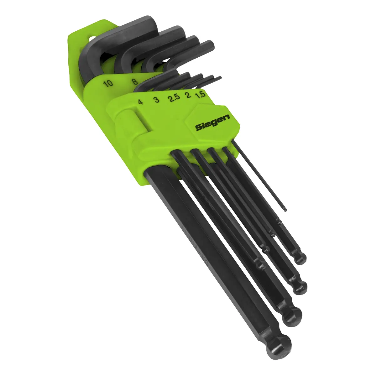 Siegen Long Ball-End Hex Key Set 9Pc S01093 1
