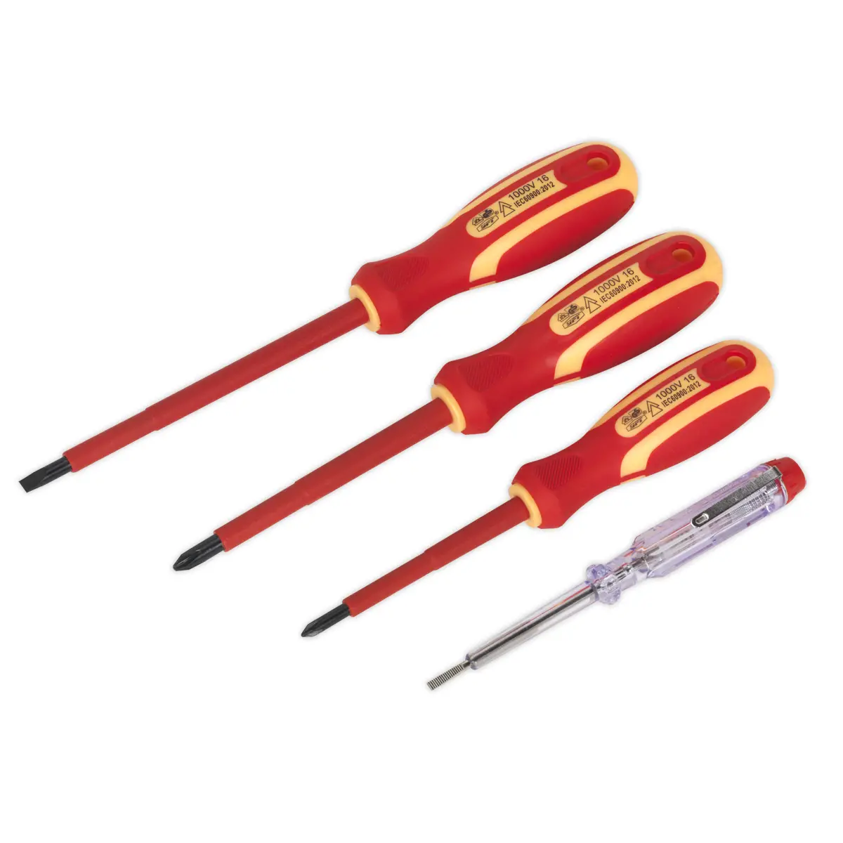 Siegen Electrician's Screwdriver Set 4Pc - Vde Approved S01155 1