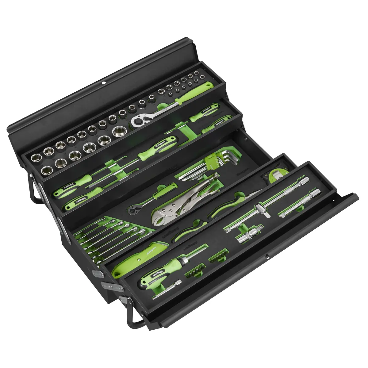 Siegen Cantilever Toolbox With 86Pc Tool Kit S01216 1