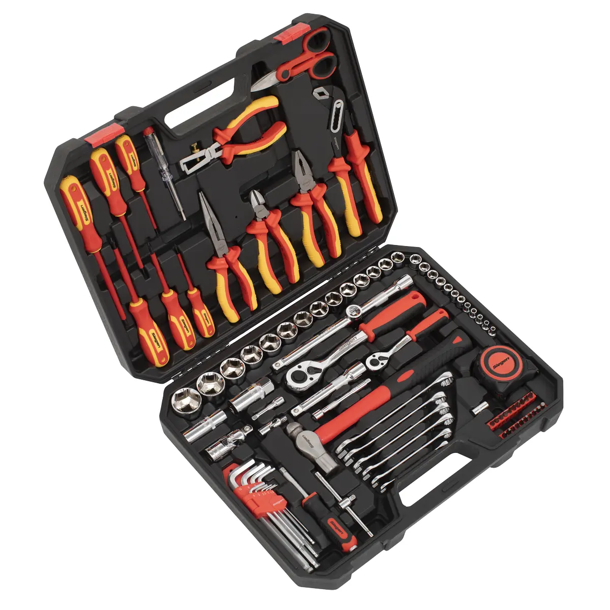 Siegen Electrician's Tool Kit 90Pc S01217 1