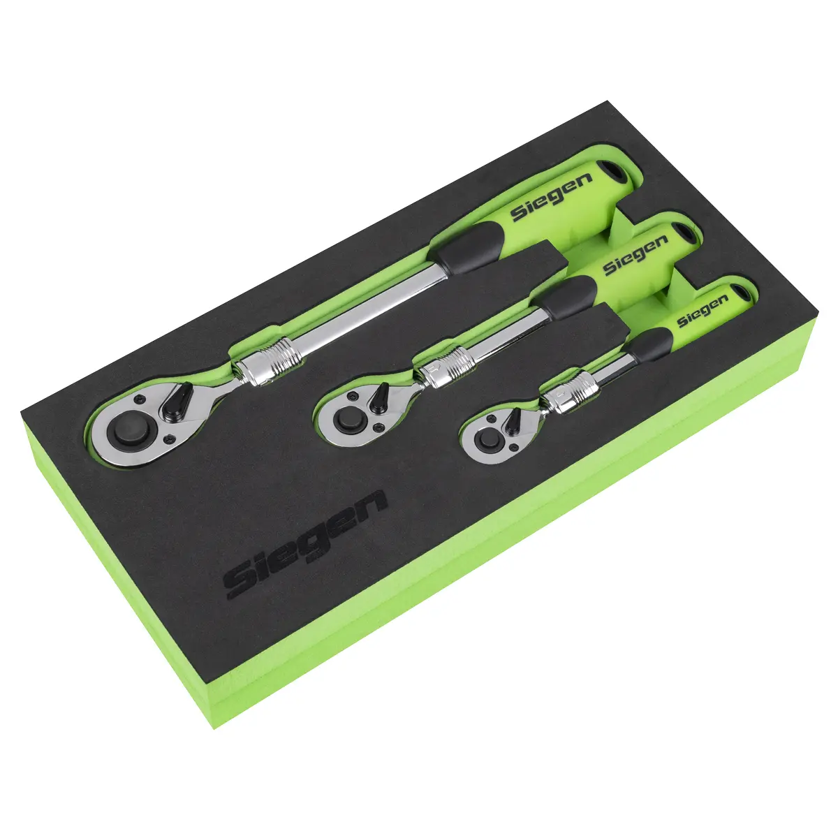 Siegen Extendable Ratchet Wrench Set 3Pc S01285 1