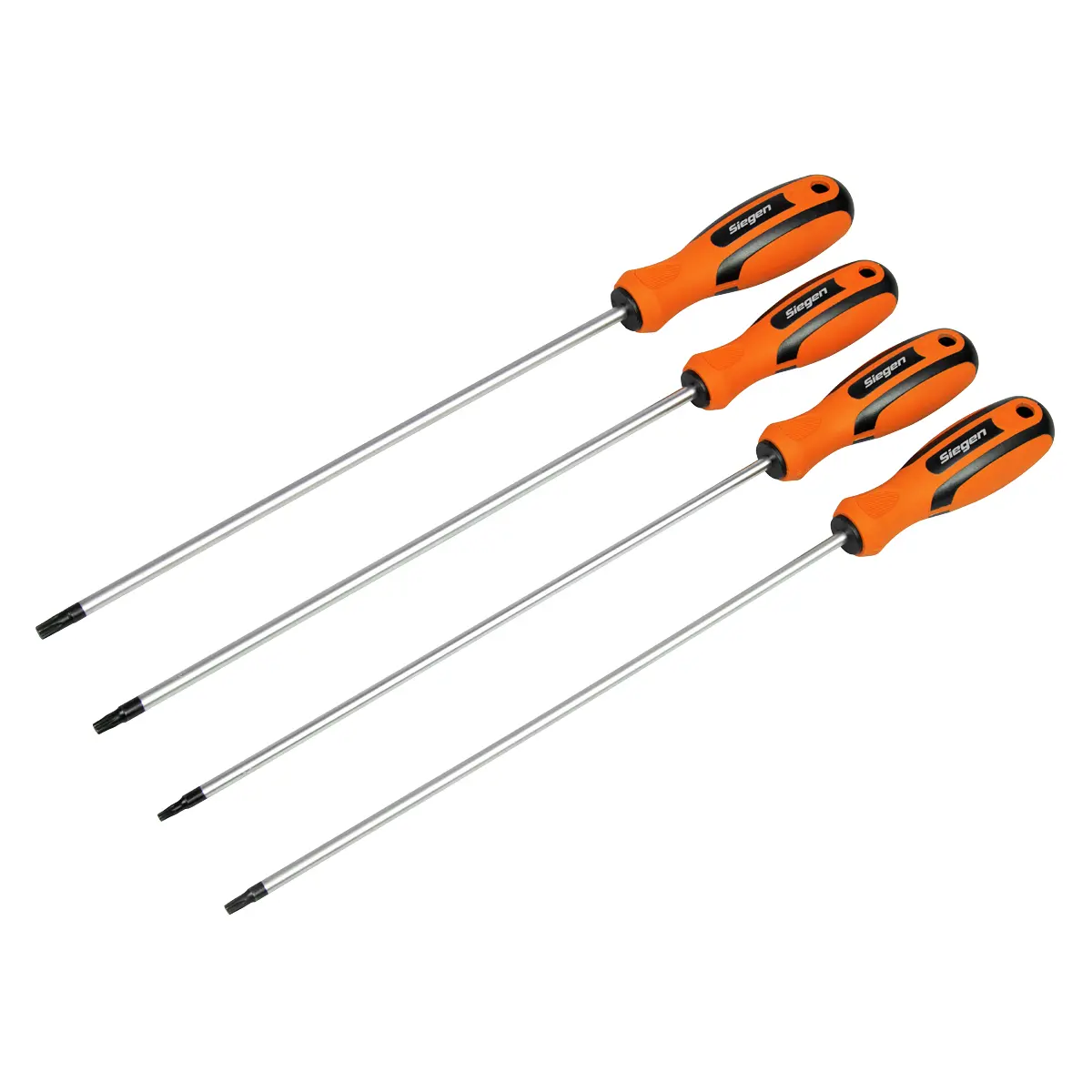 Siegen Trx-Star* Long Screwdriver Set 4Pc S01289 1