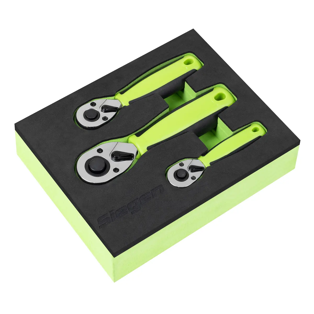 Siegen Stubby Ratchet Wrench Set 3Pc S01330 1