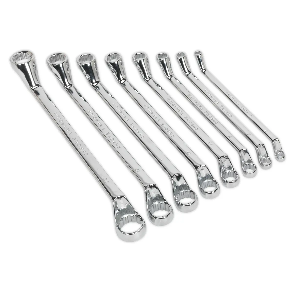 Siegen Deep Offset Ring Spanner Set 8Pc S0405 1