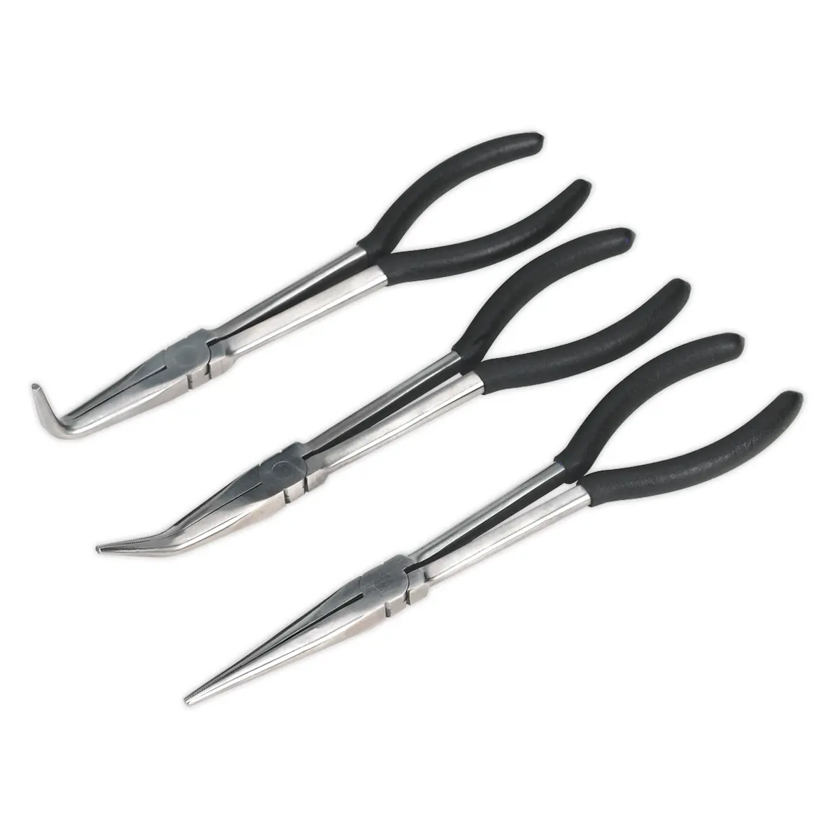 Siegen Needle Nose Pliers Set 275Mm 3Pc S0433 1