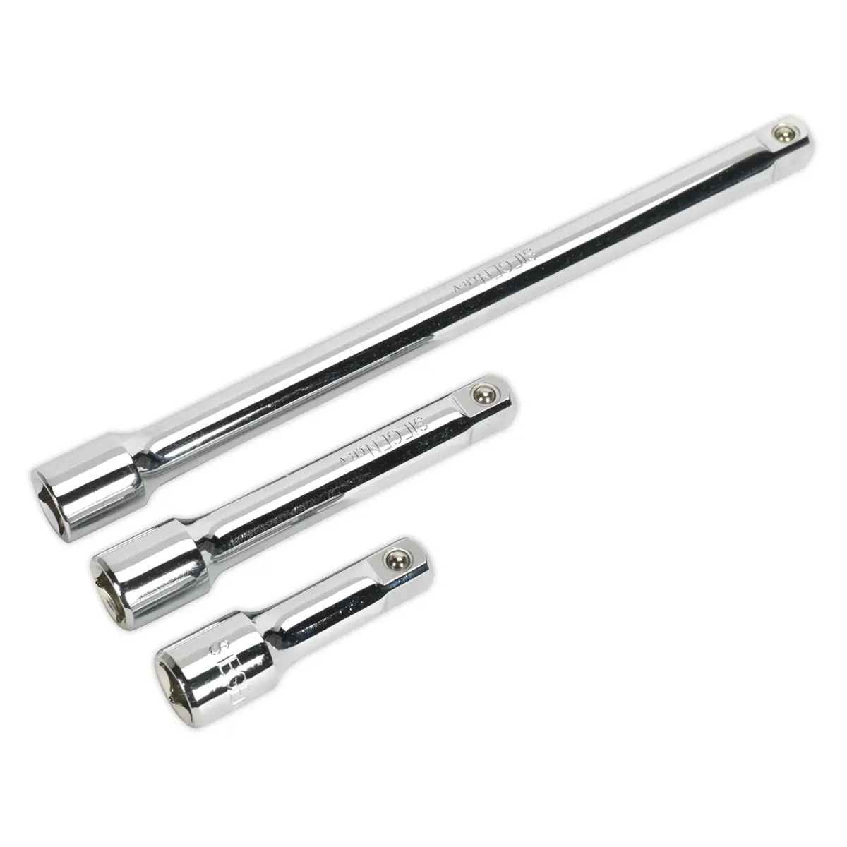 Siegen Extension Bar Set 1/2"Sq Drive 3Pc S0720 1
