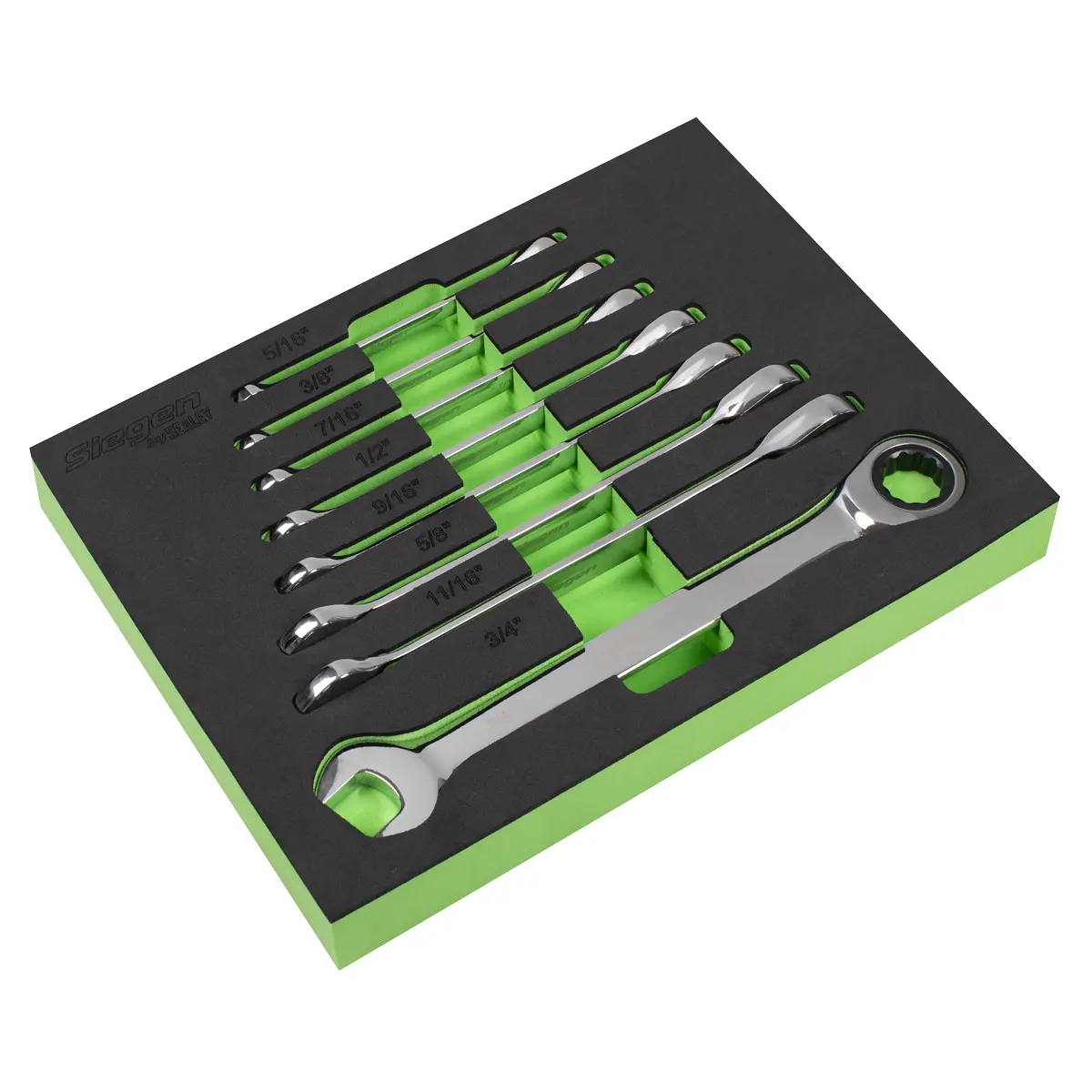 Siegen Imperial Combination Ratchet Spanner Set 8Pc S0984 1