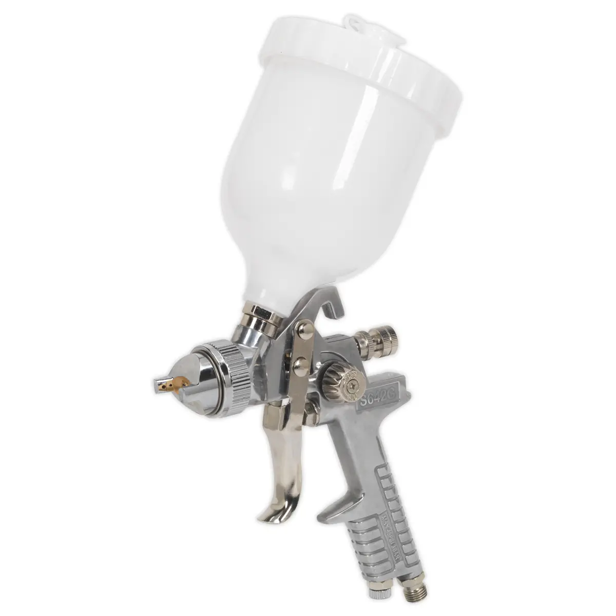 Siegen General-Purpose Gravity Feed Spray Gun 1.8Mm Set-Up S642g 1