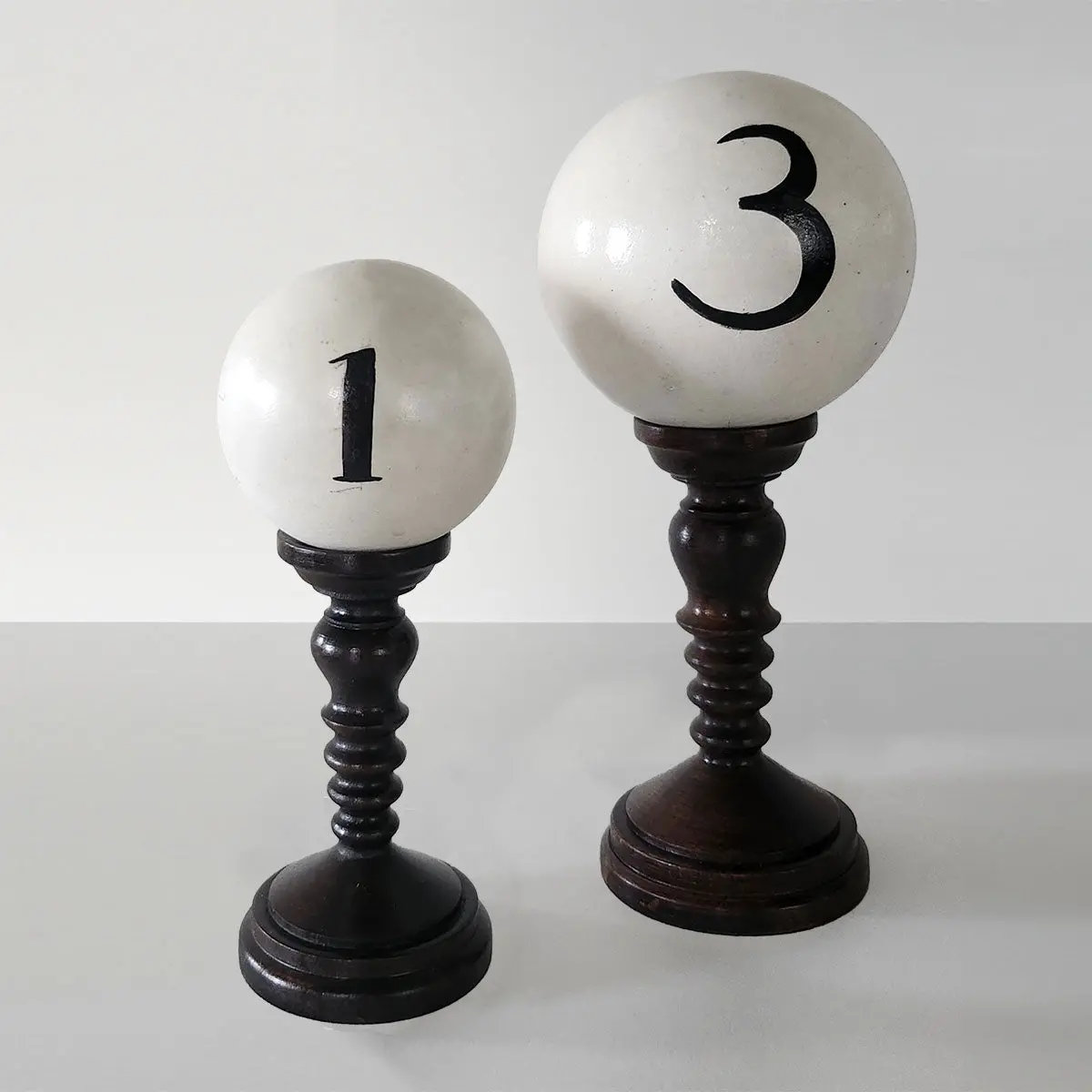 White Spheres On Pedestal 1