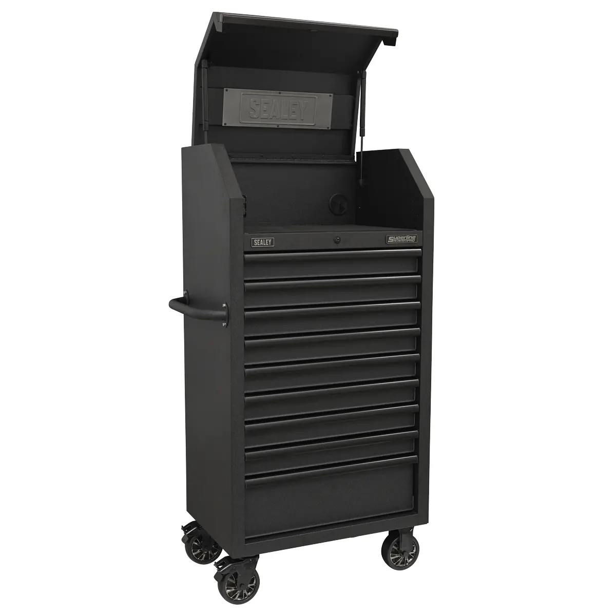 Superline Pro Superline Pro Black Edition Tower Cabinet With 9 Soft Close Drawe… 1