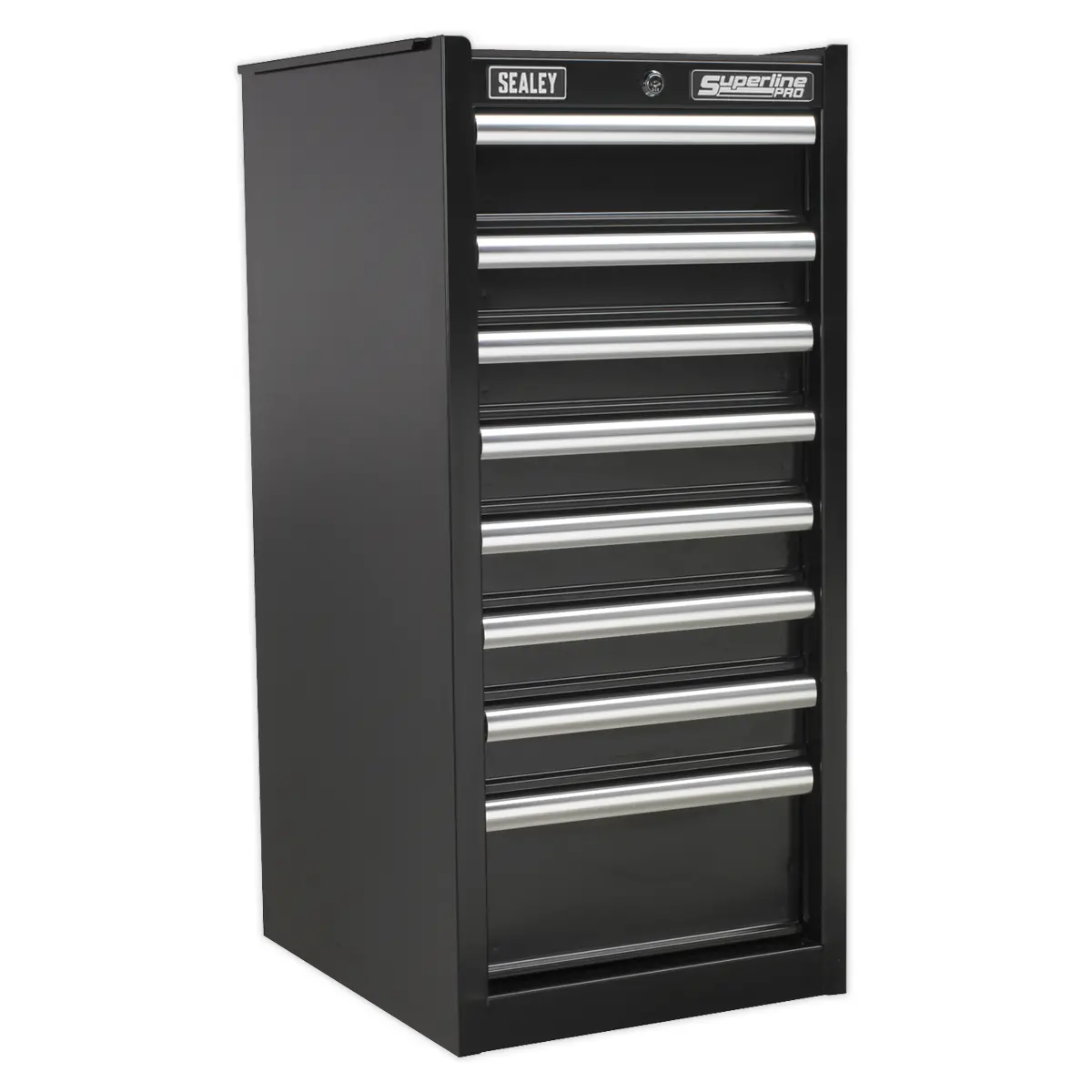Superline Pro Superline Pro® Hang-On Chest 8 Drawer - Black Ap33589b 1