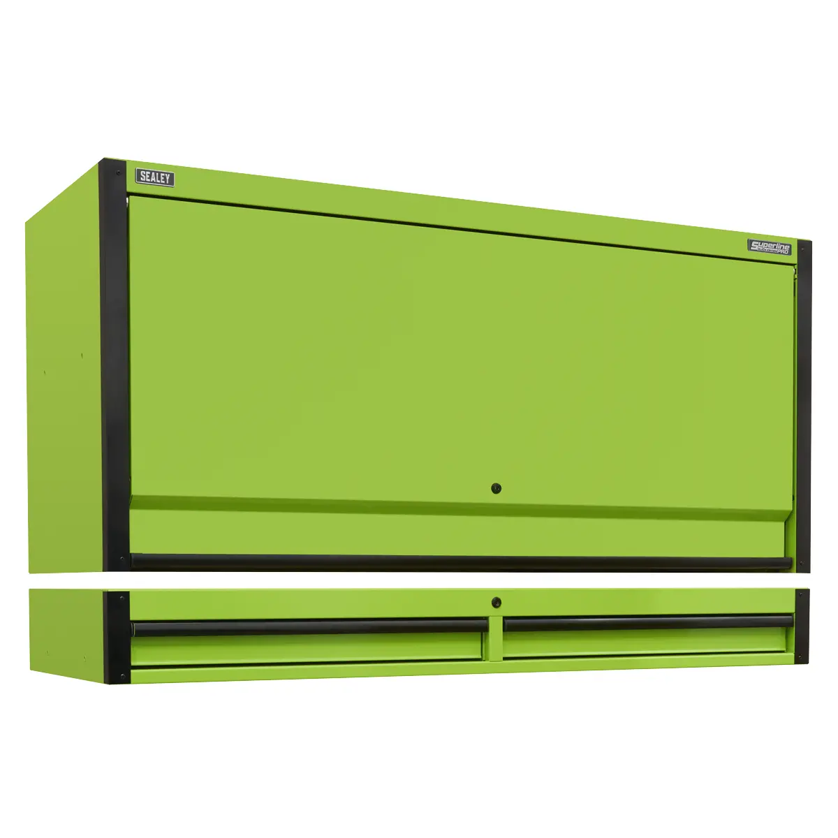 Superline Pro Superline Pro® Black Edition Top Hutch & 2 Drawer Riser 1549Mm Ap6103be 1