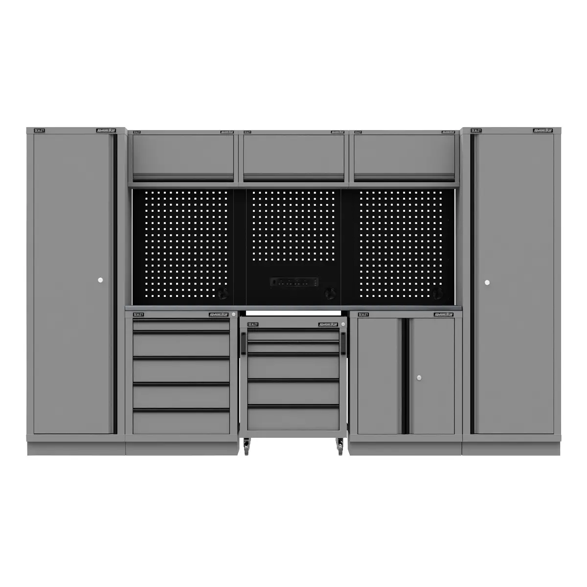 Superline Pro Superline Pro Black Edition Storage System With Stainless Worktop… 1