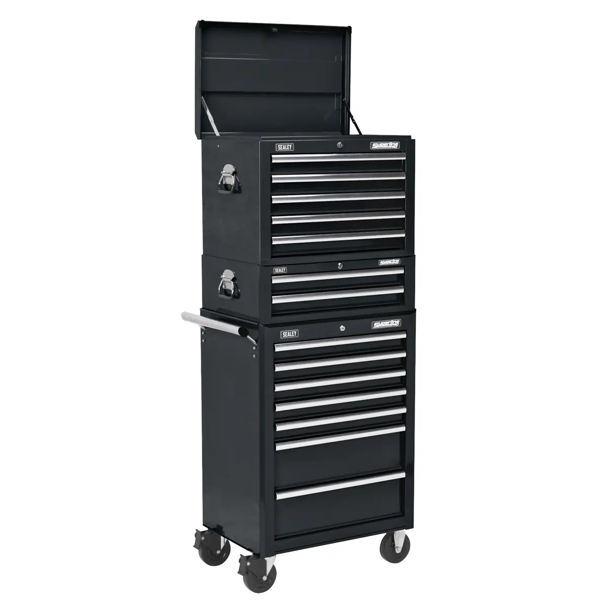 Superline Pro Superline Pro Topchest Mid-Box Tool Chest  Rollcab Combination 14… 1