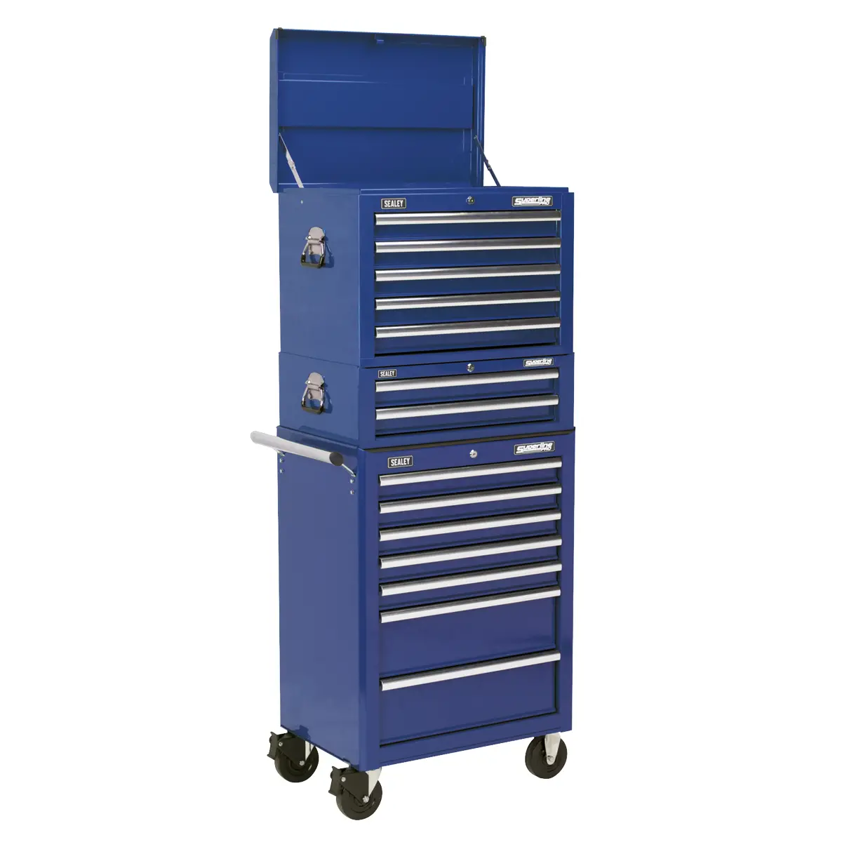 Superline Pro Superline Pro Topchest Mid-Box Tool Chest  Rollcab Combination 14… 1