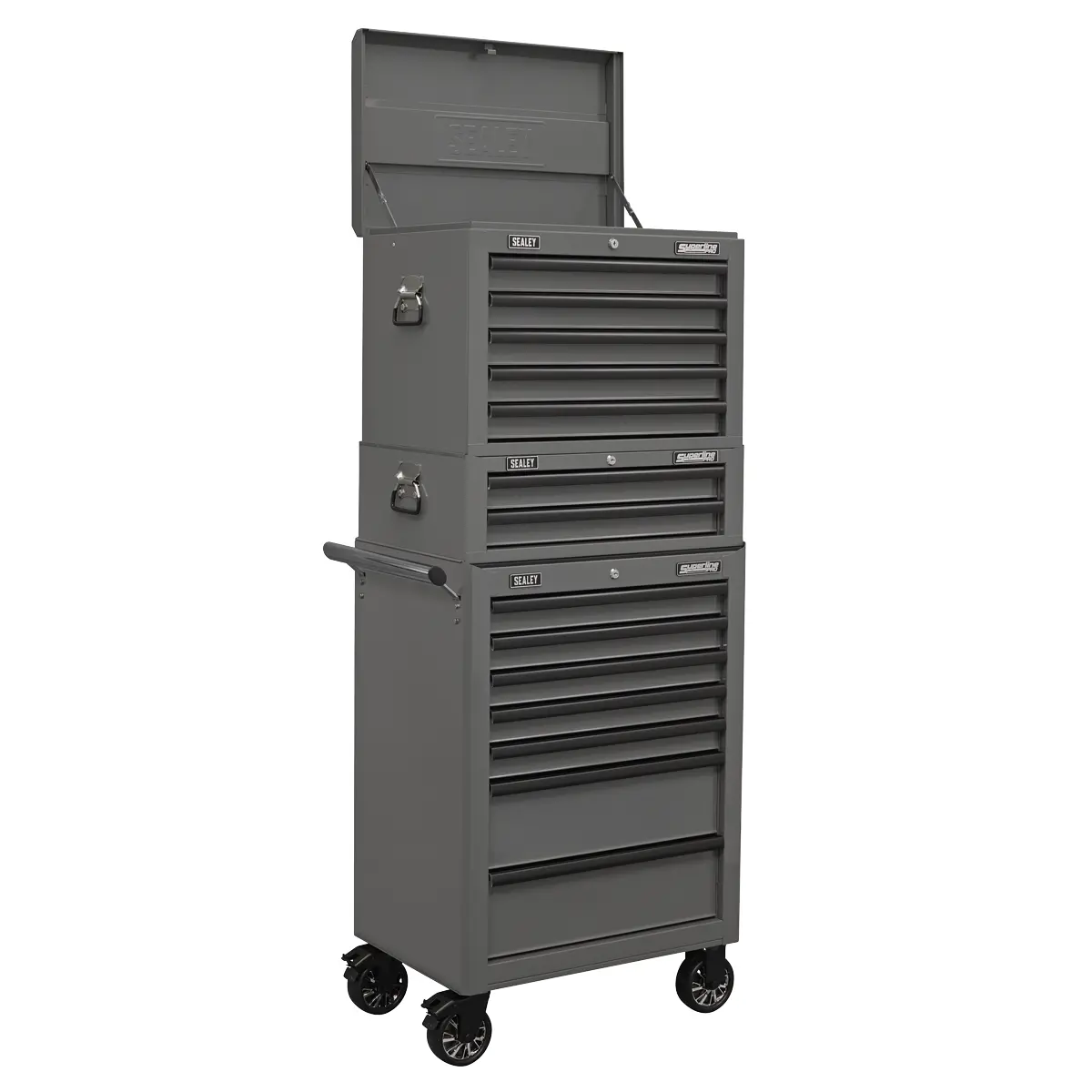 Superline Pro Superline Pro Topchest Mid-Box Tool Chest  Rollcab Combination 14… 1
