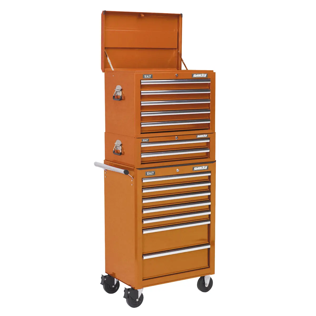 Superline Pro Superline Pro Topchest Mid-Box Tool Chest  Rollcab Combination 14… 1