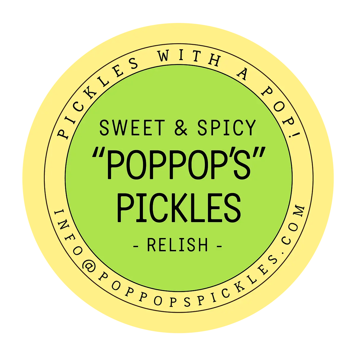Pop Pop's Pickles Sweet & Spicy Relish 1