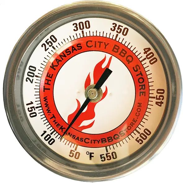 The Kansas City Bbq Store Smoker Thermometer 3" Dial 2.5" Stem 1