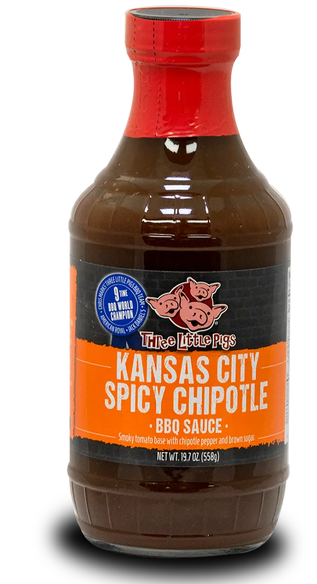 Three Little Pigs Kansas City Spicy Chipotle Bbq Sauce 1