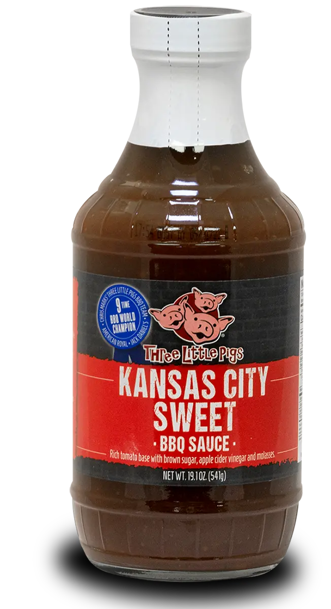 Three Little Pigs Kansas City Sweet Bbq Sauce 1