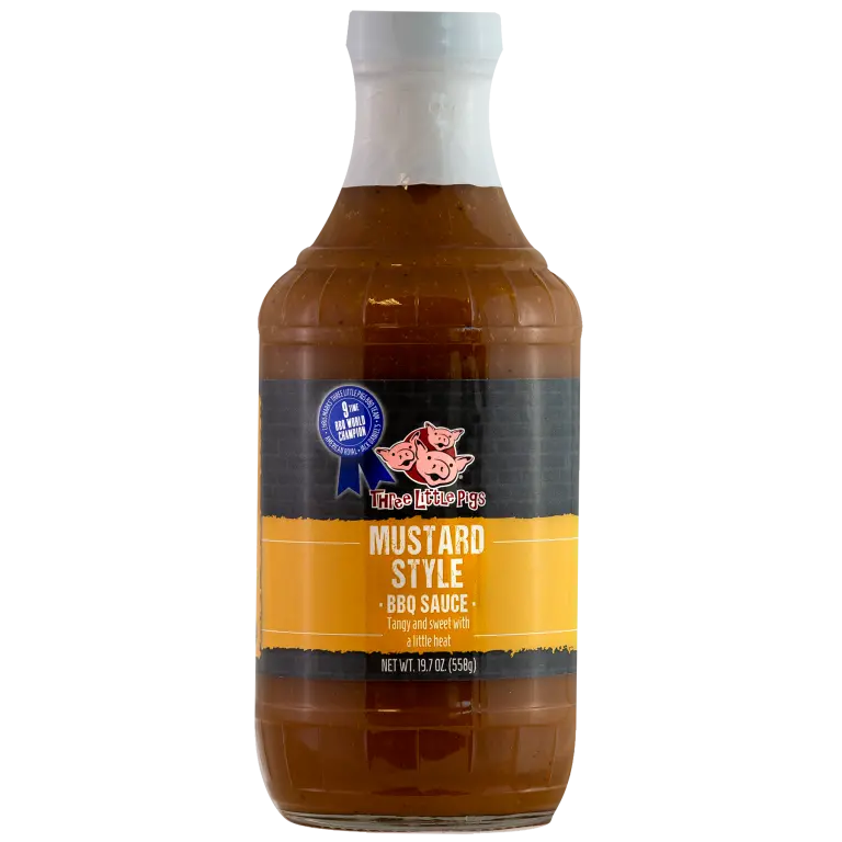 Three Little Pigs Mustard Style Bbq Sauce 1