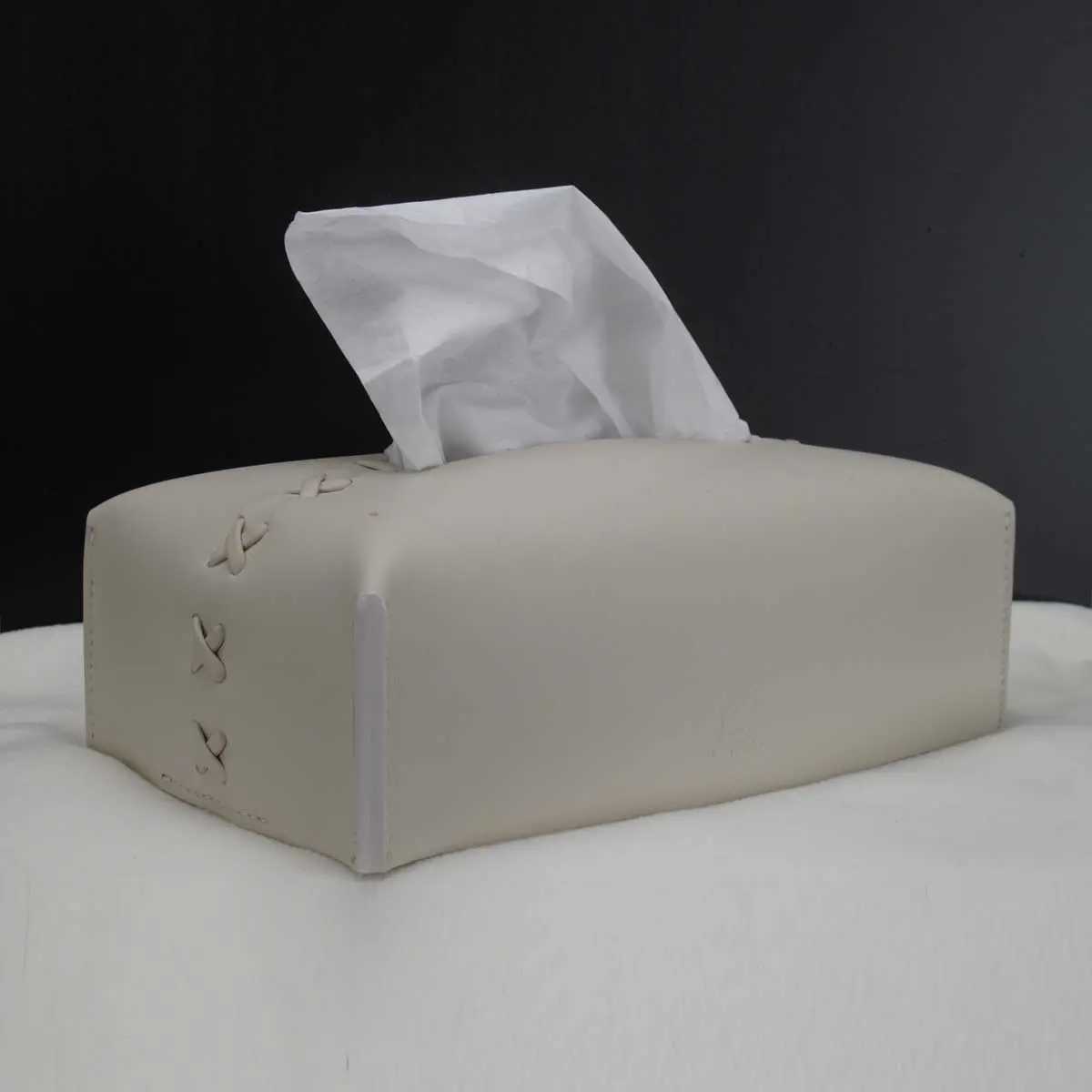 Leather Tissue Box 1