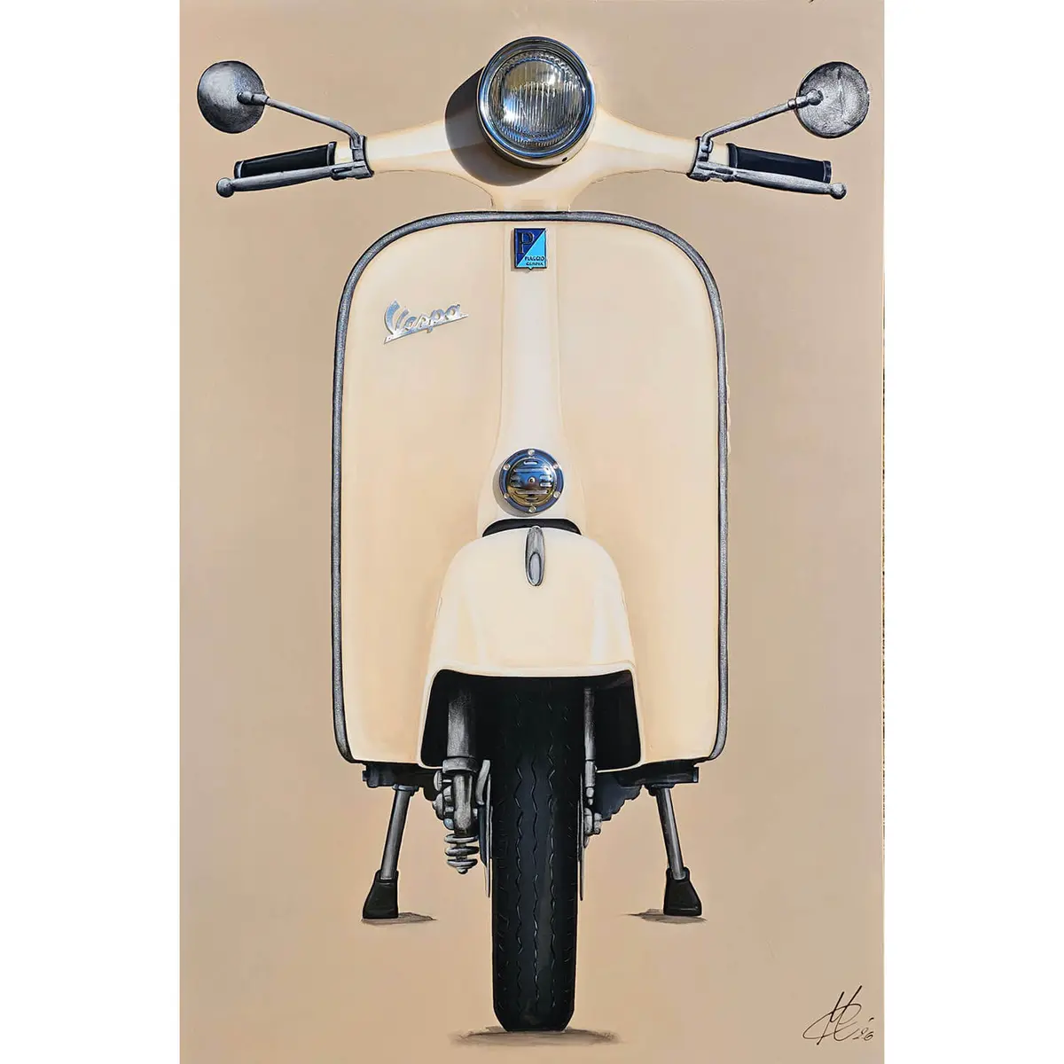 Vespa Piaggio Cream No. 2 1