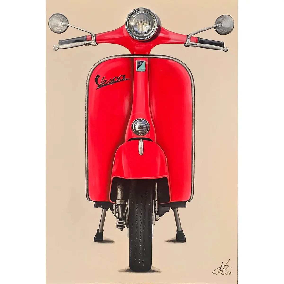 Vespa Piaggio Red Passion No. 3 1